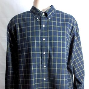Ralph Lauren Polo 2XL Men Plaid Long Sleeve Shirt
